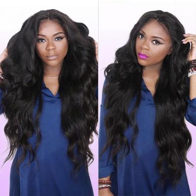 China Black Real Brazilian Hair Weave Lustrous Large Quantity Full Cuticle Aligned for sale
