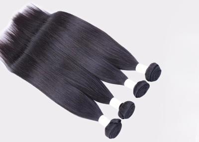 China Straight Malaysian Virgin Hair Weave Bundles 100% Cuticle Aligned No Lice Or Knots for sale