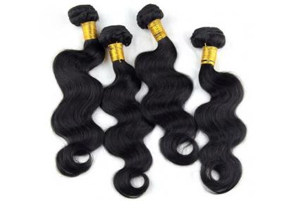 China 100% Unprocessed Indian Human Hair Extensions Pure Original Body Wave Double Weft for sale