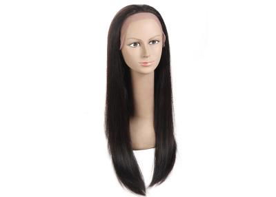 China Brilho natural das perucas completas retas de seda do laço do cabelo humano saudável da moça à venda