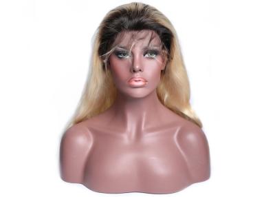 China 10A Grade Blonde Ombre Lace Front Wig Three Sizes Adjustable Strap And Combs for sale