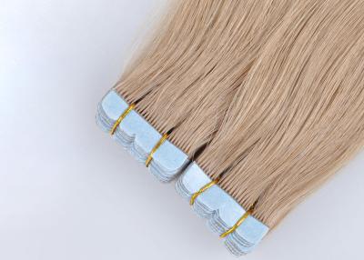 China Double Weft Tape In Human Hair Extensions , European Tape In Hair Extensions for sale