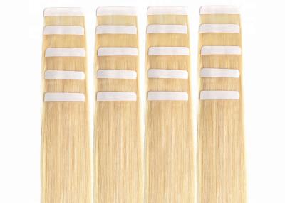 China Double Drawn 100% Virgin Brazilian Tape In Hair Extensions Smooth Straight Wave for sale