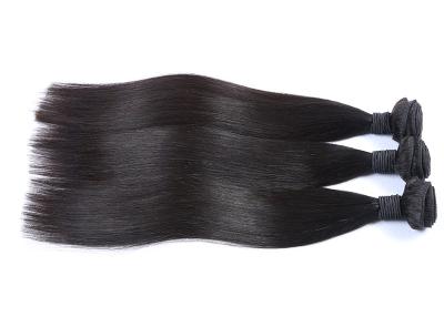 China Black Straight 100 Percent Human Hair Bulk Natural Luster With Smooth Feeling for sale
