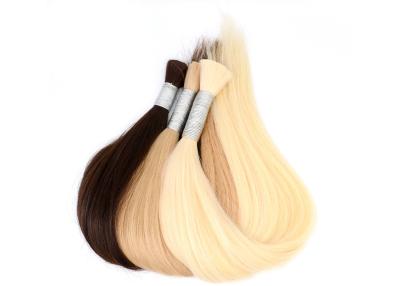 China Real 100% Bulk Human Hair Extensions , Brazilian Bulk Human Hair Without Weft for sale