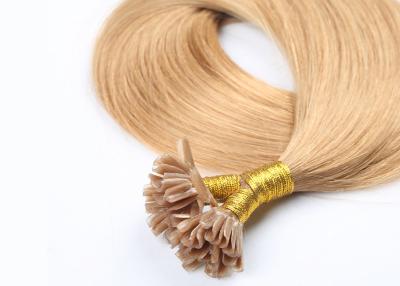 China Full Cuticle Aligned Pre Bonded Hair Extensions Smooth Without Shedding Or Tangle for sale