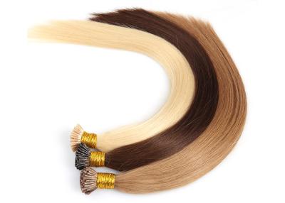 China Strong Glue Pre Bonded Hair Extensions , Pre Bonded Stick Tip Hair Extensions for sale