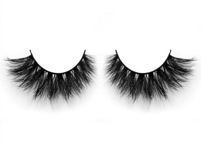China 100% Mink Fur Invisible Band Eyelashes , Fashion Design Thick False Eyelashes for sale