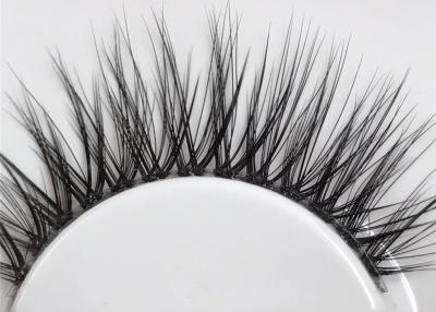 China Handmade Invisible Band Eyelashes , Lightweight 3D Mink Eyelash Extensions for sale