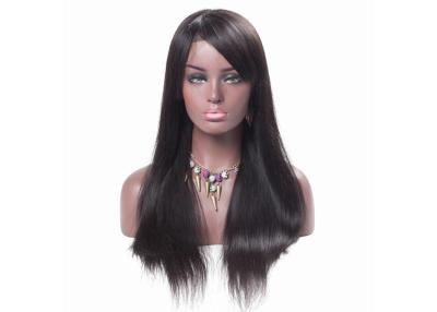 China 10A Grade Full Lace Human Hair Wigs , Straight Cambodian Hair Full Lace Wigs No Tangle for sale