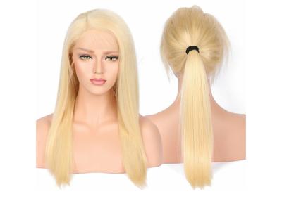 China European Remy Blonde Full Lace Wigs Human Hair 8A Grade Without Knots Or Lice for sale