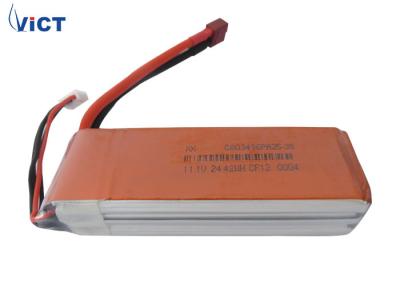 China 11.1V 2.2Ah High Power Lithium Ion Battery High Discharge Current 3S for sale
