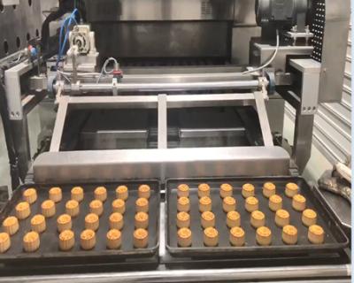 中国 ISO 9000の卵黄パイのための半自動ケーキの生産ライン 販売のため