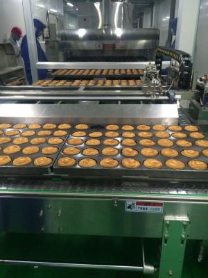 China PLC Control Automatic 1000kg/H Bread Production Line For Sweet Bun for sale
