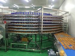 China SUS201 Square Steel Tube Single Tower Bread Cooling Conveyor for sale