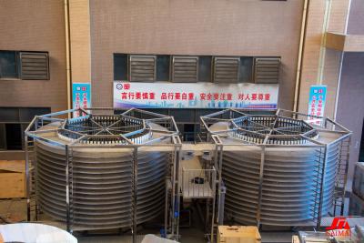 China En la línea torres de enfriamiento de la correa modular de 380V que cuecen INTRALOX en venta