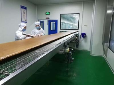 中国 セリウム網ベルトの食品工業のコンベヤーを回す90度 販売のため