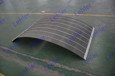 China La pantalla de alambre de la cuña del acero inoxidable artesona alta capacidad de la pantalla/eficacia curvadas en venta