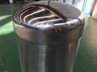 China Stainless Steel Resin Trap Filter For Chemical Industries Profile Wire 1.0*2.0mm for sale