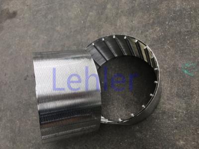 China Diâmetro entalhado de aço inoxidável 110mm da tela com material liso da superfície Sus304 do fio à venda
