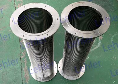 China Slot 0.1mm Screw Press Separator Screens Starch Industry Application for sale