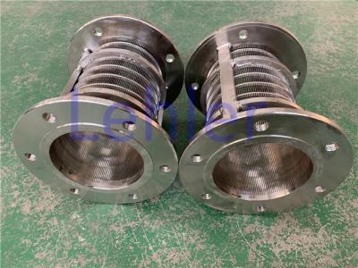 China SPS140 Screw Press Separator Screens , Axial Cylinder Wire Strainer Basket for sale