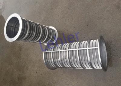 China Wedge Wire Screw Press Separator Screens Flow Inside To Outside Type for sale