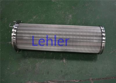 China Elementos de filtro do filtro do entalhe 75 Y, filtro de tela pneumático do mícron à venda