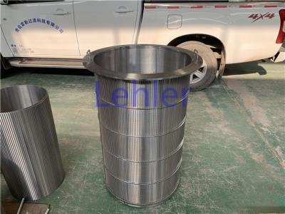 China Large Size Wedge Wire Filter Elements Diameter 600mm Length 1100mm for sale