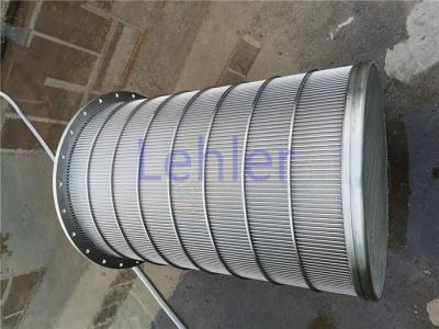 China Lehler Wedge Wire Basket High - Precision Slot Opening For Starch / Sugar Industry for sale