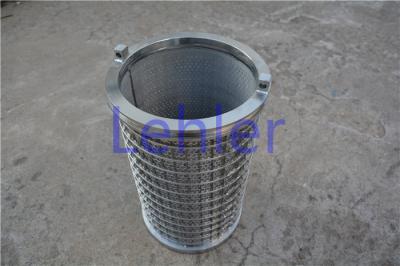 China Perforated Plate Pressure Screen Basket Paint / Inks / Coatings Application for sale