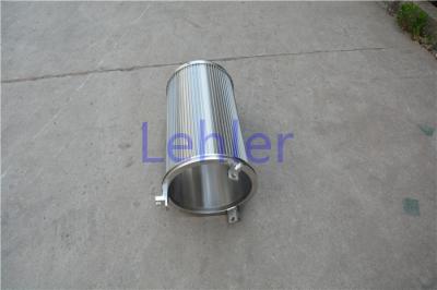 China Vertical Wedge Wire Basket With Smooth Filtration Surface For Clay And Kaolin for sale