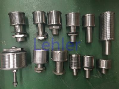 China Water Treatment Stainless Steel Filter Nozzles Adequate Flow Distribution for sale