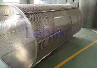 China Rotary Drum Wedge Wire Screens Inside To Outside Type Perfect Roundness for sale