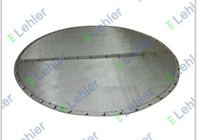 China High Filtration Rate sintered mesh Internals , 5 Micron Ssintered mesh plate for sale