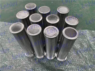 China 500 Micron Wedge Wire Screen Filter , Stainless Steel Wedge Wire Sieve Filter for sale