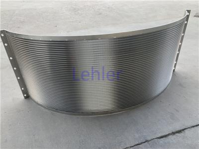 China SS316L Stainless Steel Sieve Screen Wedge Wire Curved Screen For Food Processing Machinery for sale