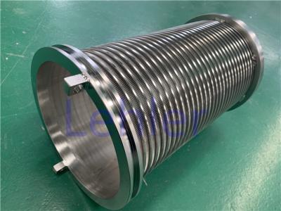 China ranura ISO9001 del diámetro 0.05m m de los elementos filtrantes del alambre de la cuña de la longitud de 300m m 178m m en venta