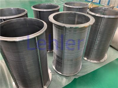 China Pantallas de alambre de la cuña del tratamiento de aguas residuales ranura 360 x 660m m de 200 micrones en venta