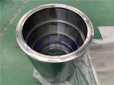China Paper Industry Wedge Wire Basket Pressure Screen Basket Non - Clogging for sale