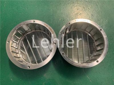 China Abrasion Resistance Sand Mill Screen / Basket Mill Head Screen 0.7mm Slot Width for sale