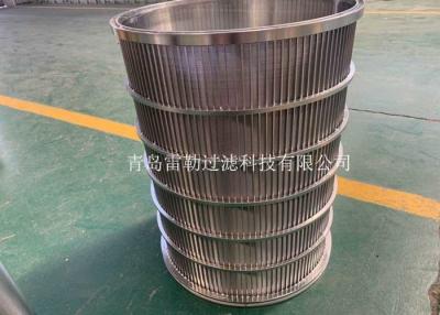 China 1.5mm Slot Wedge Wire Screen Basket Screen Filter Panels Ss304 Material for sale