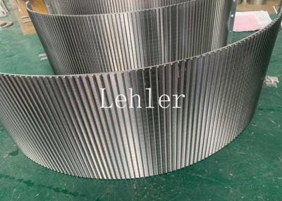 China Wedge Wire Sieve Bend Screen 120 Degree Angle For Dewatering And Drying Equipment for sale