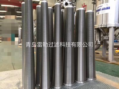 China 300 micrones RF10 ranuran elementos filtrantes cónicos del alambre de la cuña en venta