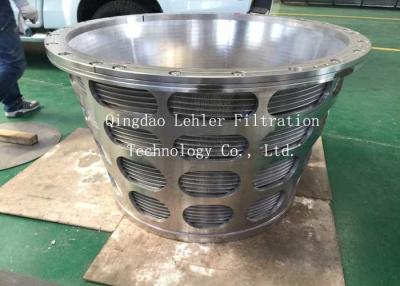 China 20um Centrifugal Machines Conical Wedge Wire Basket for sale