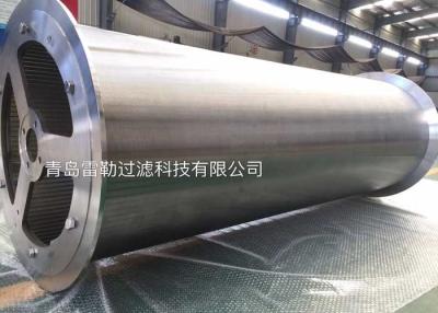Cina schermo di cavo del cuneo del tamburo rotante del crivello a tamburo della scanalatura di 0.35mm in vendita