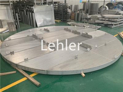 China Diâmetro 4000mm da grade do apoio do catalizador do fio da cunha de Internals do reator para o reator da desacidificação à venda
