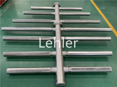 China 0.2mm Slot SS316L Wedge Wire Laterals Reactor Internals for sale