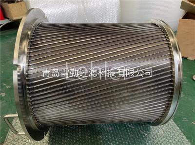 China 50 Micron Wedge Wire Filter Elements For Scarping Filters for sale