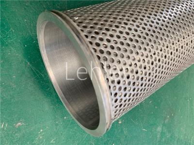 China Composite Perforated Wedge Wire Screen For Water Treatment for sale